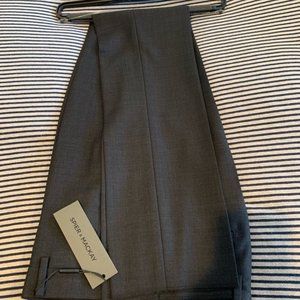 COPY - Spier & Mackay Charcoal Sharkskin Wool Pants 28